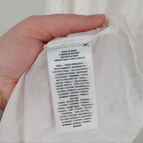 Ralph Lauren Cotton Eyelet Midi Dress - Picture 8 of 8